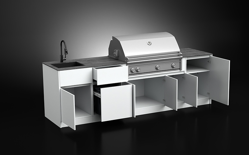 Powder-Coated-White-Color-Outdoor-Modular-Kitchen-Units